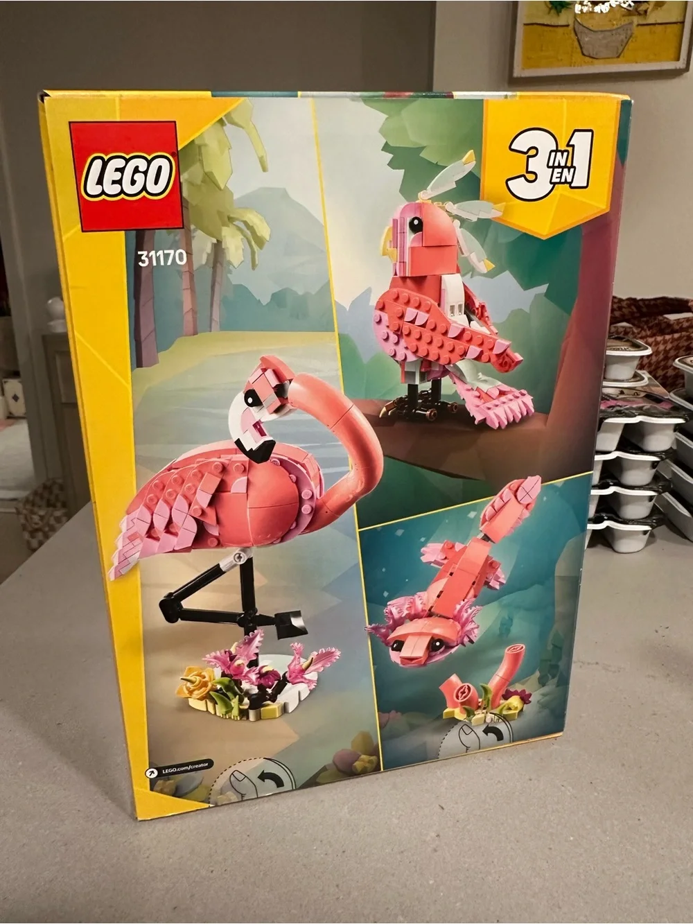 Lego Creator 3-in-1 Wild Animals: Pink Flamingo #31170